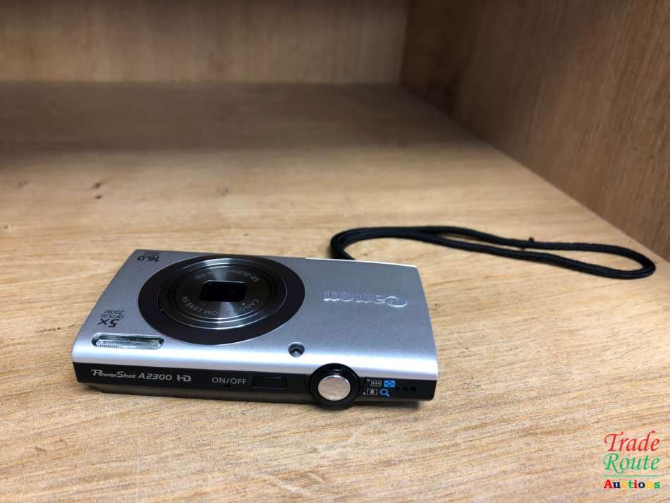 Canon PowerShot A2300 16.0 MP Digital Camera with 5x Optical Zoom (Silver)