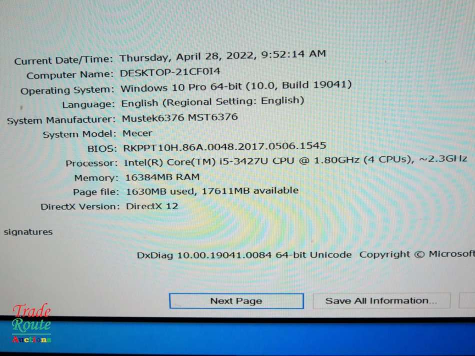 Intel DC53427HYE Mini PC NUC Kit - Core i5 upto 2.3Ghz - 16GB RAM - 240GB SSD *** R1 Bids