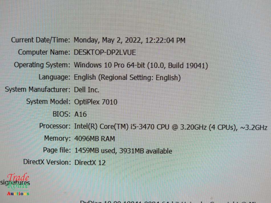 Dell OptiPlex 7010 SFF Desktop PC | Core i5 3470 3.2Ghz | 4GB RAM | 500GB HDD