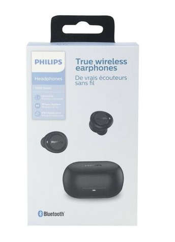 Philips Audio TWS TAT1235 Bluetooth True Wireless Earbuds with IPX5, Touch Control