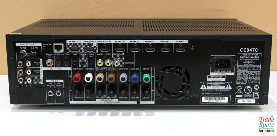 Harman Kardon AVR 171 7.2-Channel Home Theatre AV Receiver - AVR with AirPlay & Bluetooth Technology