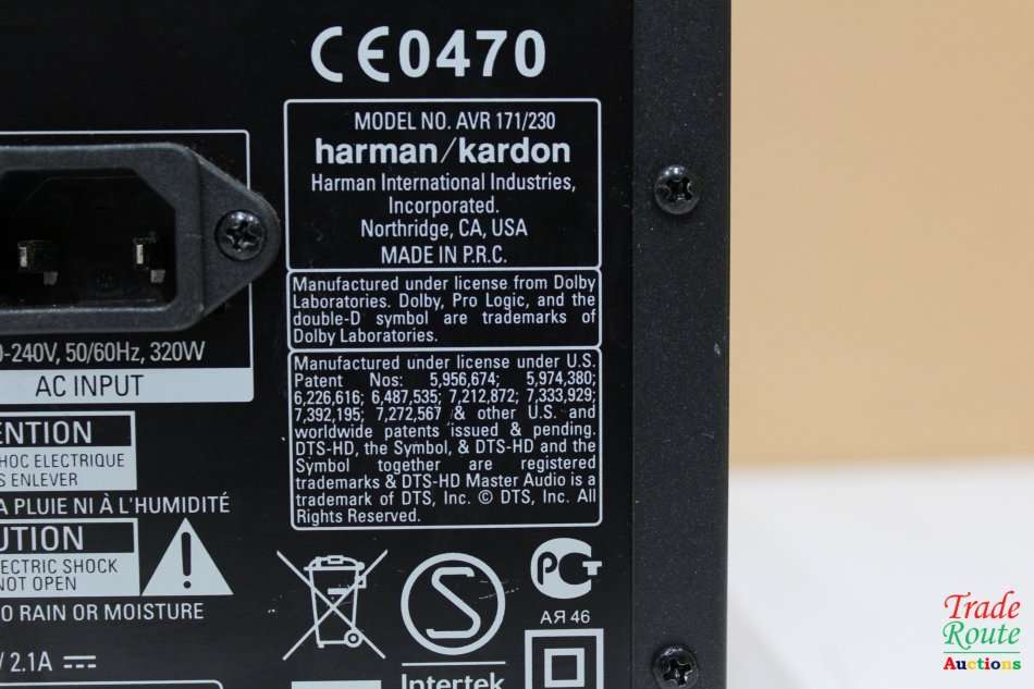 Harman Kardon AVR 171 7.2-Channel Home Theatre AV Receiver - AVR with AirPlay & Bluetooth Technology