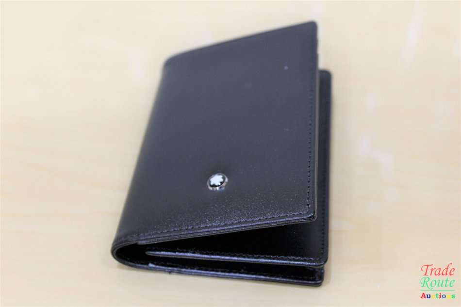 MontBlanc Meisterstuck Collection Credit Card Holder - MontBlanc Visiting Card Holder - Small Leathe