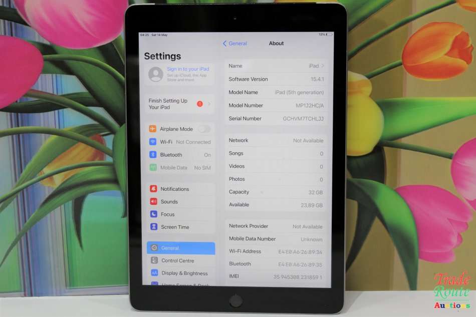 iPad 5th Gen | MP1J2HC/A | WiFi + Cellular | 32GB | A1823 | RETINA