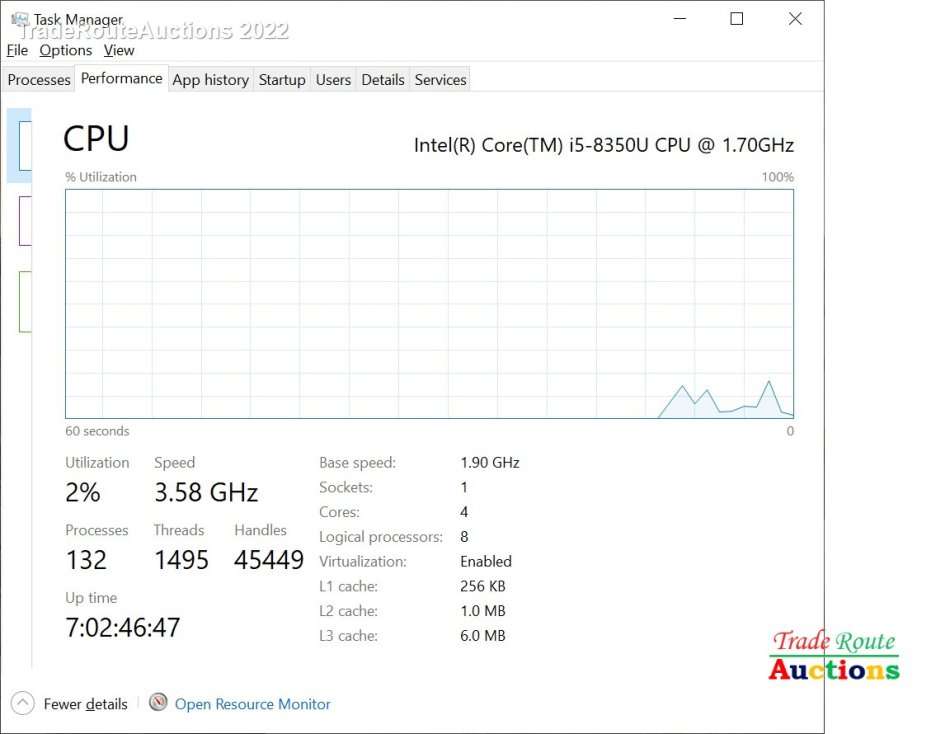 Dell Latitude 5490 Full HD 14" LAPTOP | Intel Core i5 8350U 8th Gen 1.9GHz | 8GB RAM | 500GB HDD