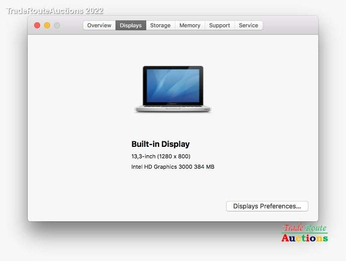 MacBook Pro 13.3-inch | Core i5 2.3GHz | 4GB RAM | 320GB HDD - [ Backspace Key FAULTY ]