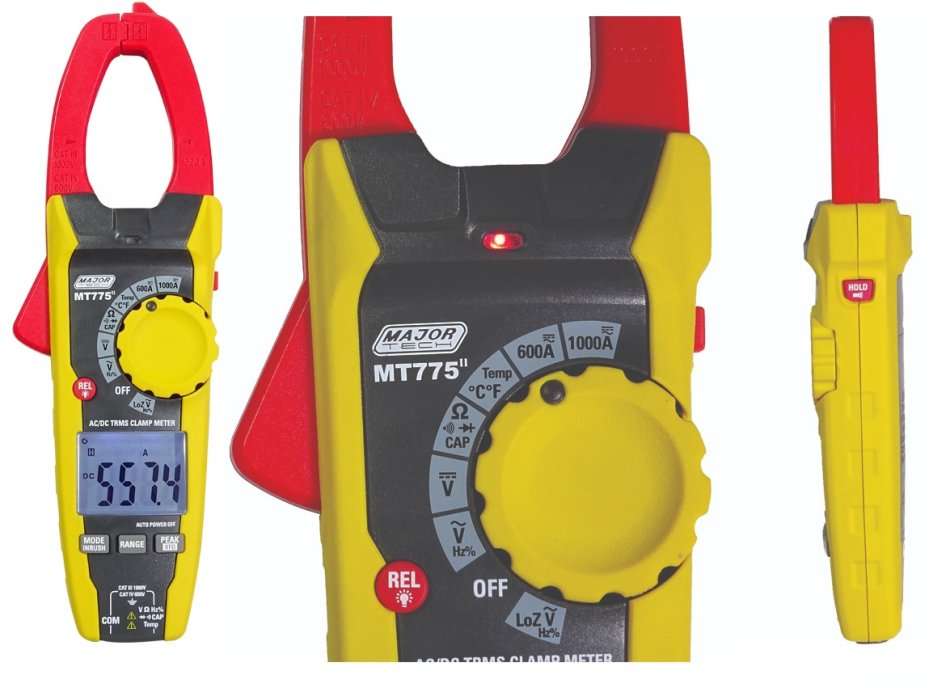 Major Tech  MT775 1000A  AC/DC TRMS Clamp Meter [ BOXED ]