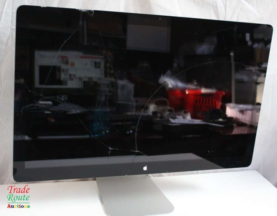 Outer Glass Cracked ** Apple Thunderbolt Cinema Display LED (27-Inch) Monitor | A1407