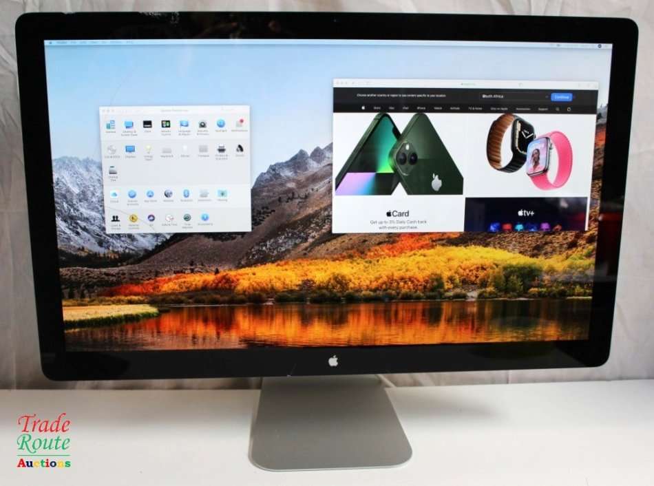 Outer Glass Cracked ** Apple Thunderbolt Cinema Display LED (27-Inch) Monitor | A1407