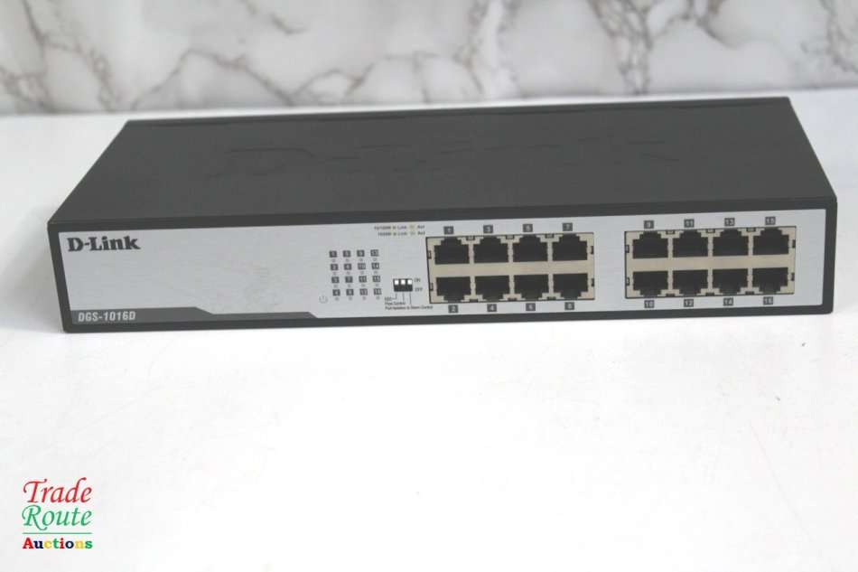 D-Link GigaExpress DGS-1016D 16 Port 10/100/1000 Gigabit Un-Managed Layer2 Switch