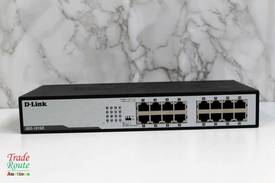 D-Link GigaExpress DGS-1016D 16 Port 10/100/1000 Gigabit Un-Managed Layer2 Switch