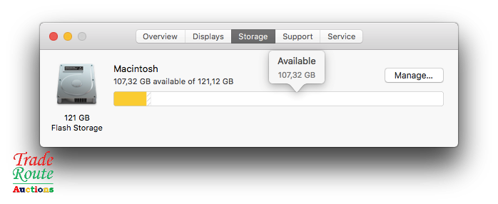 Apple MacBook Air 13.3-inch | Core i5 1.7GHz | 4GB RAM | 128GB SSD FLASH