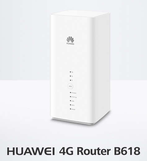 Huawei B618 4G LTE Wireless Modem Router - SIM CARD 64 Devices - 600Mbps Speeds