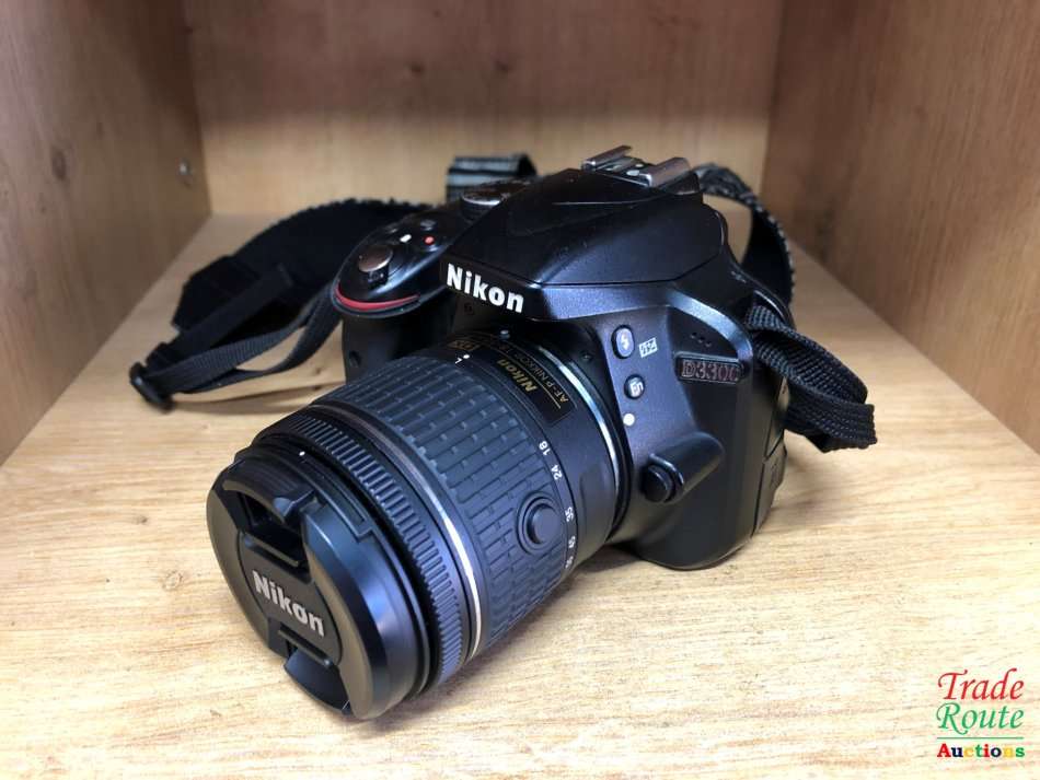 Nikon D3300 24.2 MP CMOS Digital SLR with AF-S DX NIKKOR 18-55mm f/3.5-5.6G DX Zoom Lens (Black)