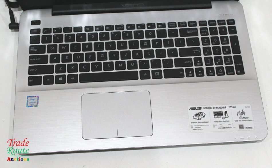 ASUS VIVOBOOK F555U 15.6 INCH NOTEBOOK | CORE i7 | 8GB RAM | 1TB HDD - FAULTY BATTERY