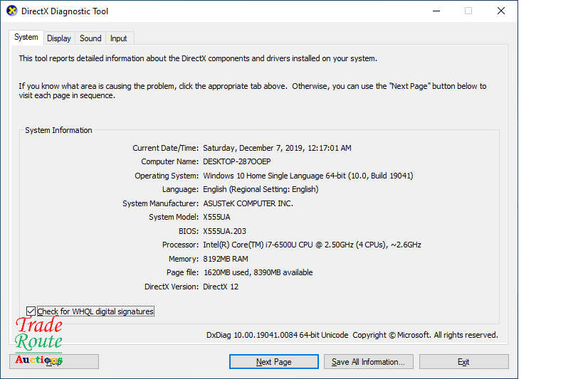ASUS VIVOBOOK F555U 15.6 INCH NOTEBOOK | CORE i7 | 8GB RAM | 1TB HDD - FAULTY BATTERY