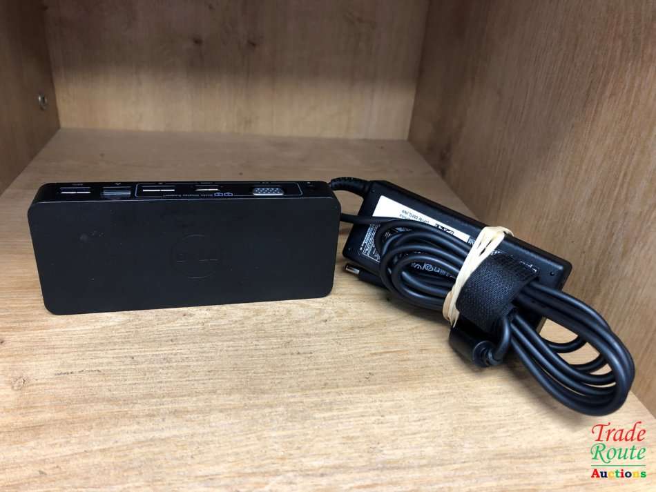 Dell Universal Dock D1000 USB 3.0 Full HD Dual Video Docking Station + Dell 65W Power Adapter