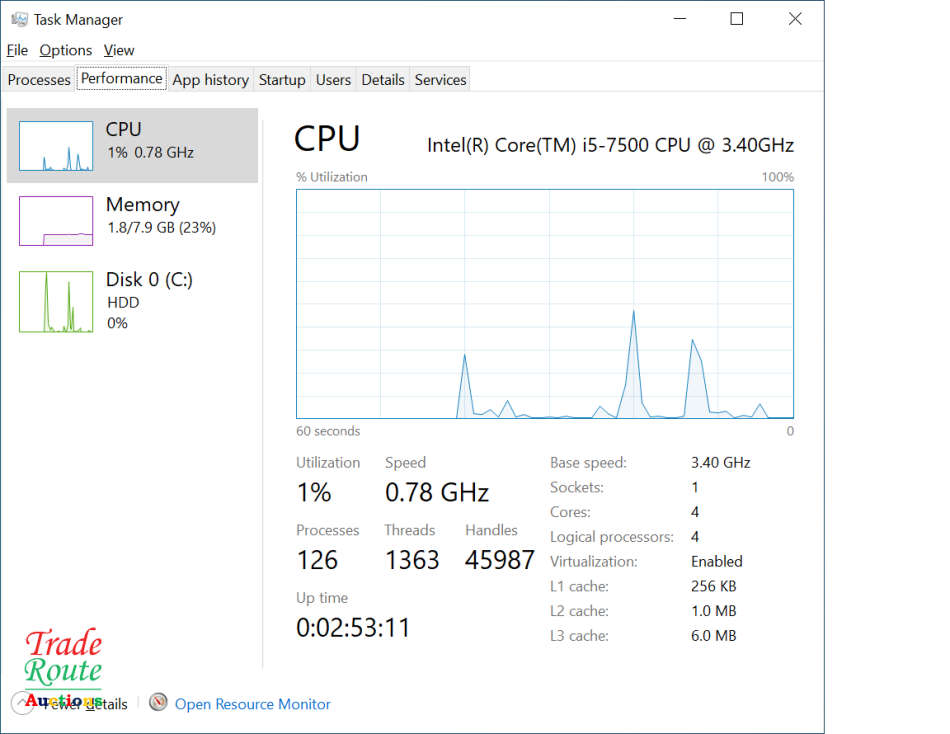 Gigabyte H110M-DS2 Gaming PC | Core i5 7500 7th Gen 3.4GHz | 8GB RAM | 1TB HDD
