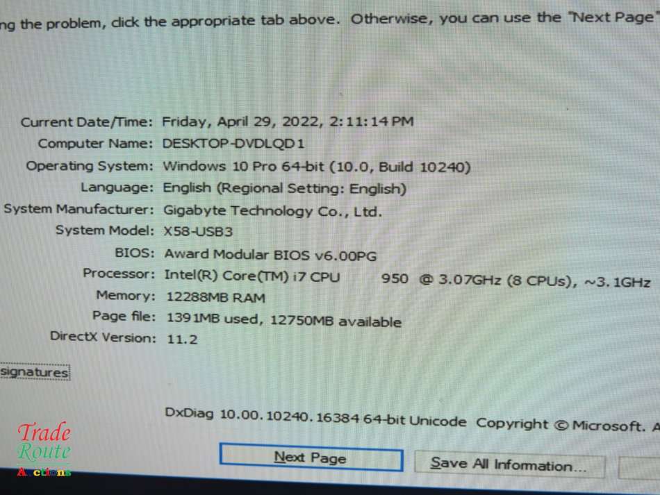 Gigabyte X58-USB3 Gaming PC | Core i7 3.1GHz | 12GB RAM | 2 X 2TB HDDS (4TB) - GIGABYTE GRAPHICS