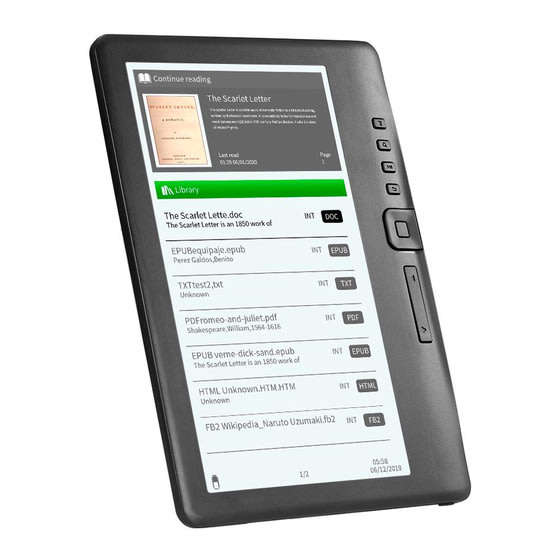 Gobii 7" Colour LCD e-Reader e-BOOK Reader
