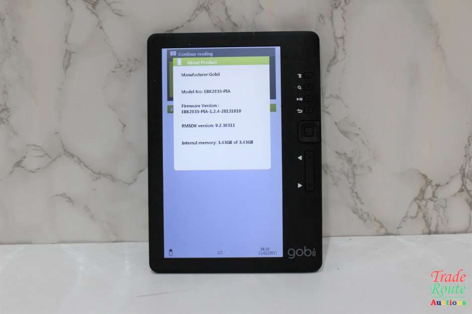 Gobii 7" Colour LCD e-Reader e-BOOK Reader