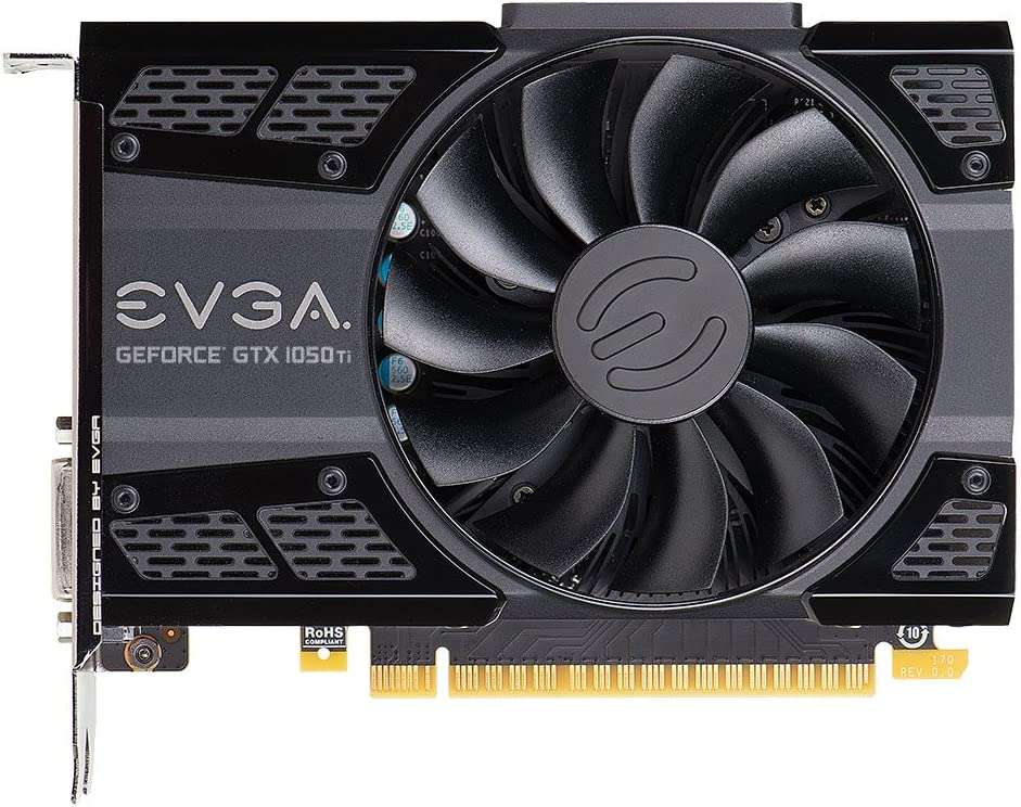 GeForce GTX 1050 Ti Gaming EVGA Graphics Card 4GB GDDR5 DX12 OSD Support (PXOC) 04G-P4-6251-KR