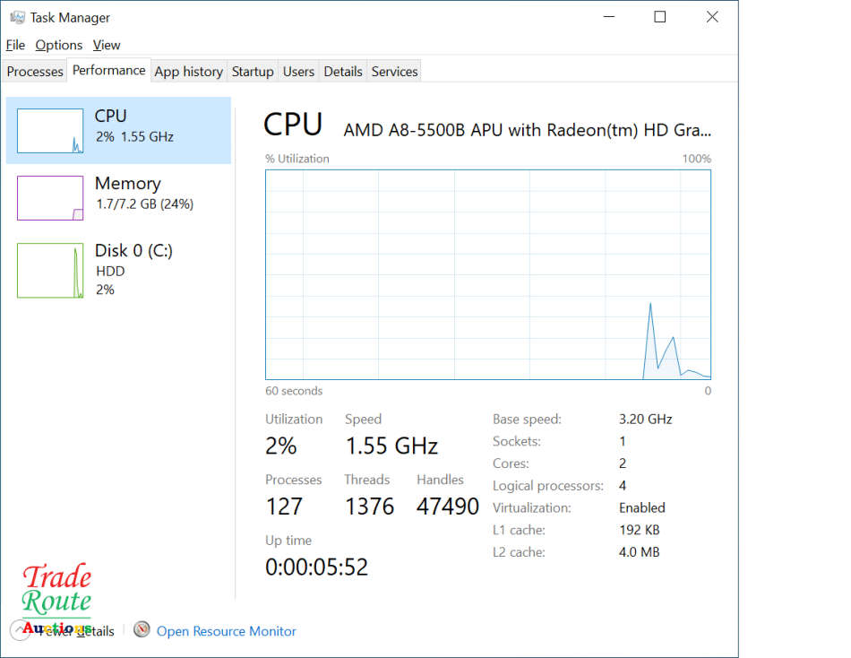 HP COMPAQ 6305 PRO SFF PC | AMD A8-5500B Processor 3.2GHz with Radeon Graphics [ 8GB RAM | 2TB HDD ]