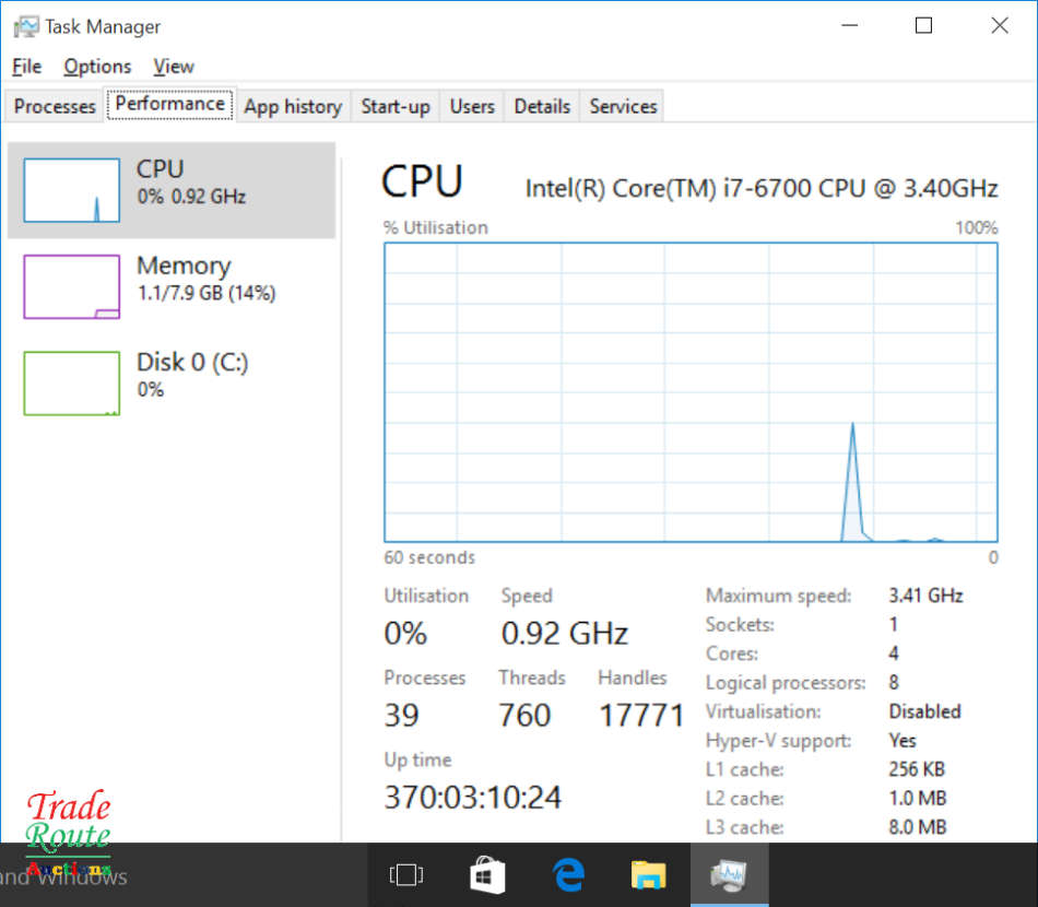 LENOVO M700 SFF Desktop PC Computer | CORE i7 6700 6th Gen 3.4GHz | 8GB RAM | 256GB SSD