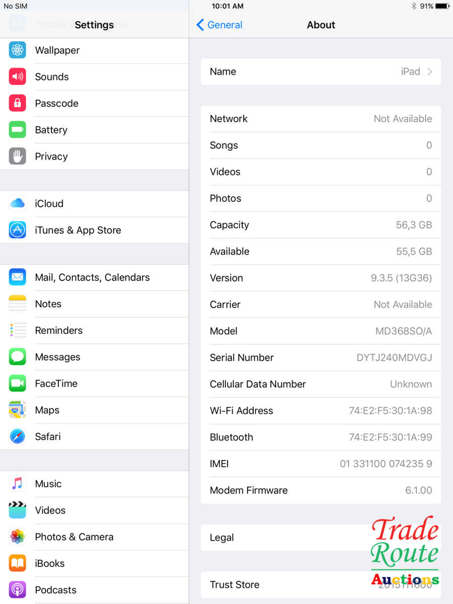 IPAD 3 | 64GB | A1430 | MD368SO/A