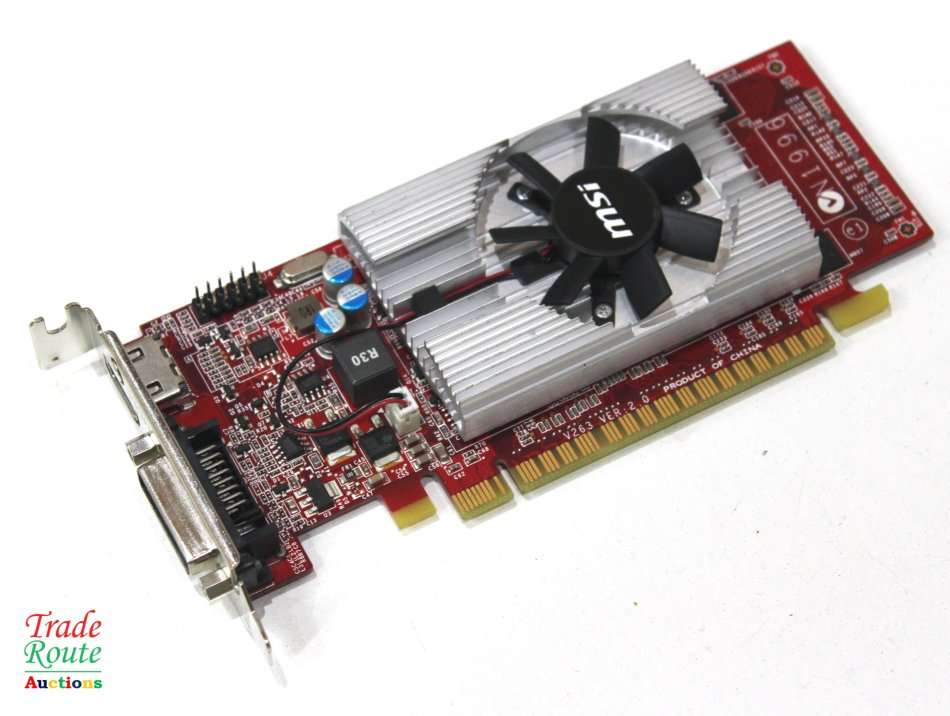 MSI GT 520 Graphics card 1 GB DDR3 DVI/HDMI Low Profile PCI-Express Video Card