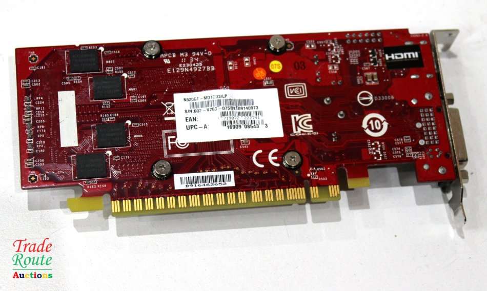 MSI GT 520 Graphics card 1 GB DDR3 DVI/HDMI Low Profile PCI-Express Video Card