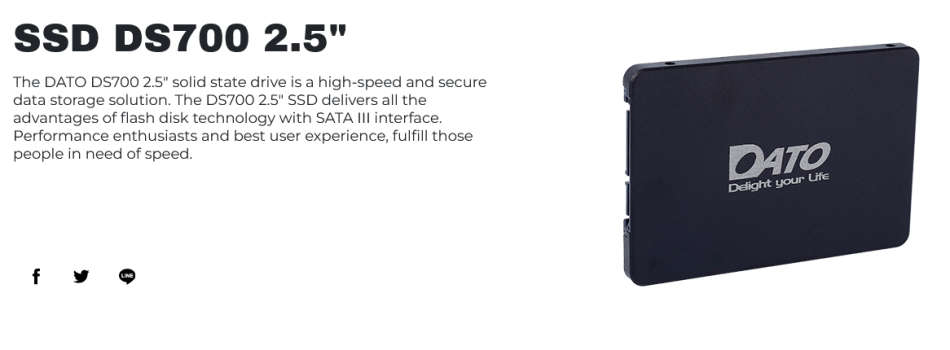 DATO 2.5" SSD 480GB ** Super Fast ** Solid State Drive