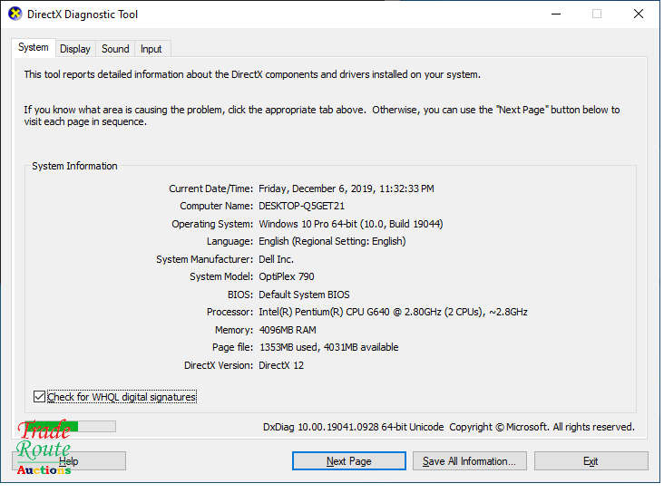 Dell OptiPlex 790 mini Desktop PC | Pentium G640 2.8Ghz | 4GB RAM | 250GB HDD