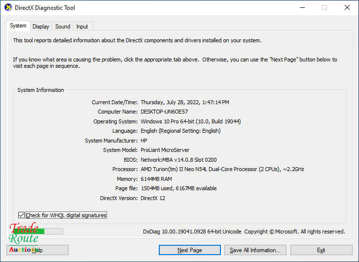 Hp ProLiant MicroServer | 4 Bays for HDD | AMD Turion II Neo N54L