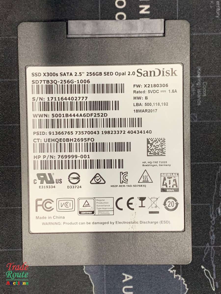 Sandisk X300s 256GB SSD - Solid State Drive 2.5`