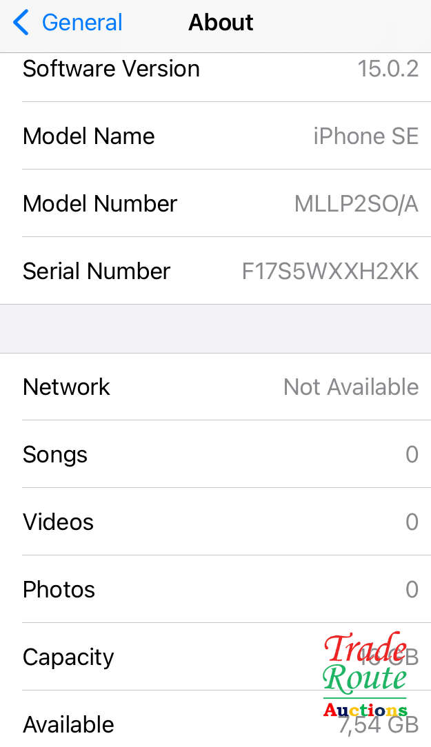 APPLE IPHONE SE | MLLP2SO/A | A1723 | SMART PHONE