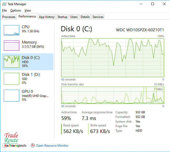 HP 15.6" Laptop 15-dw3xxx Intel i3 1115G4 11th Gen 3.0Ghz - 4GB RAM - 1TB HDD + 256GB SSD