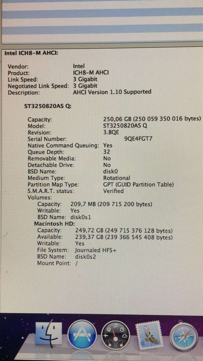 iMac 20-Inch `Core 2 Duo` 2.0Ghz - All in One COMPUTER Desktop - 1GB RAM - 250GB HDD