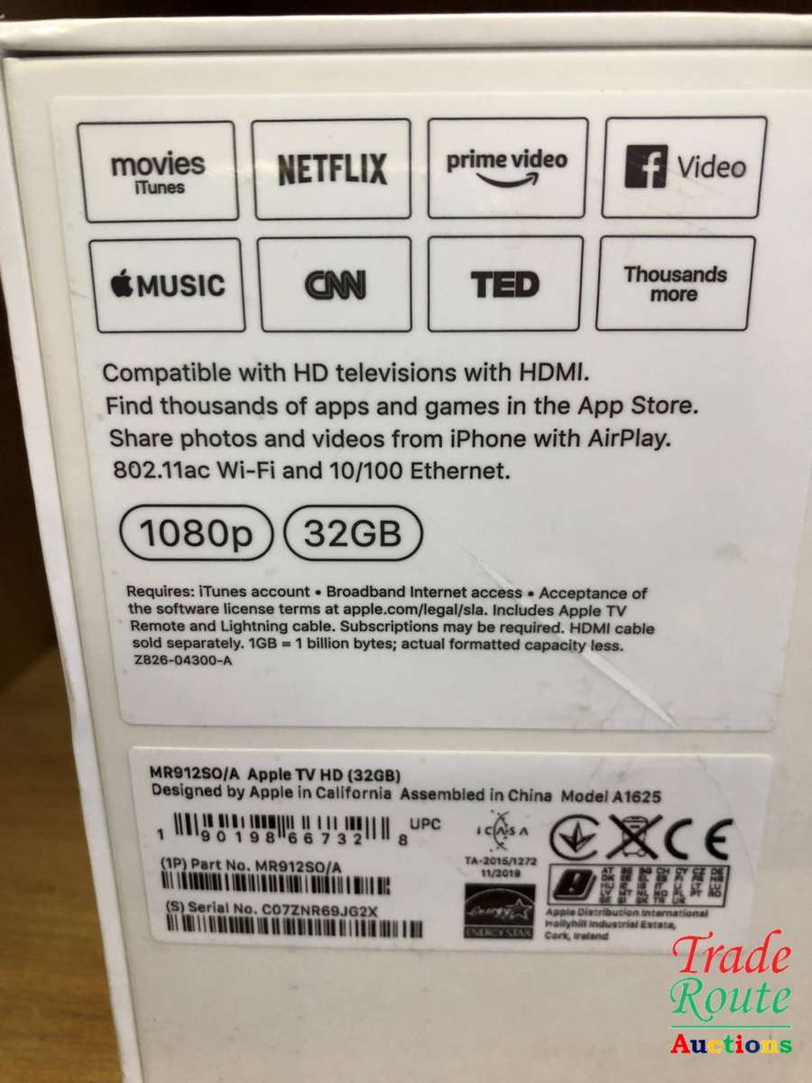 Apple TV (4th Generation) 32GB - A1625 - [ BRAND NEW SEALED ]