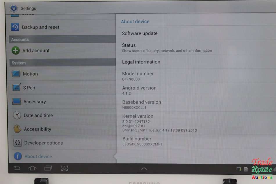 Samsung Galaxy Note GT-N8000 16GB TouchScreen Tablet with Stylus - Plz read
