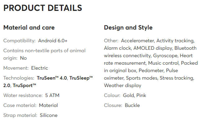 HUAWEI Smartwatch Band 6 FRA-B19 Sakura Pink