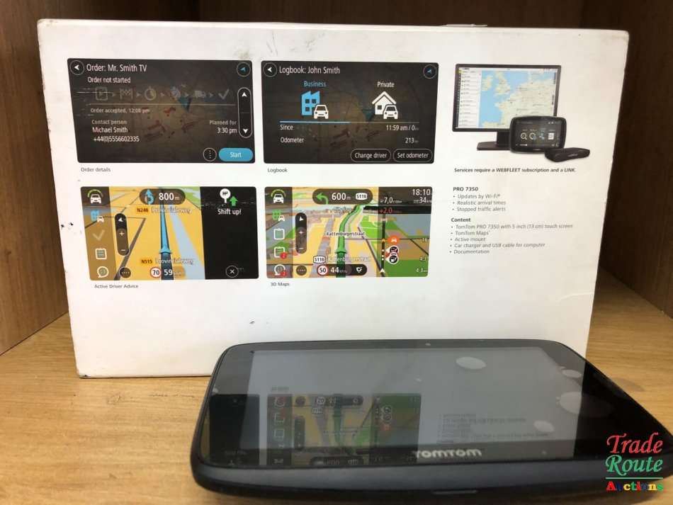 TomTom PRO 7350 GPS Satellite Navigation System 5-inch Touch Screen