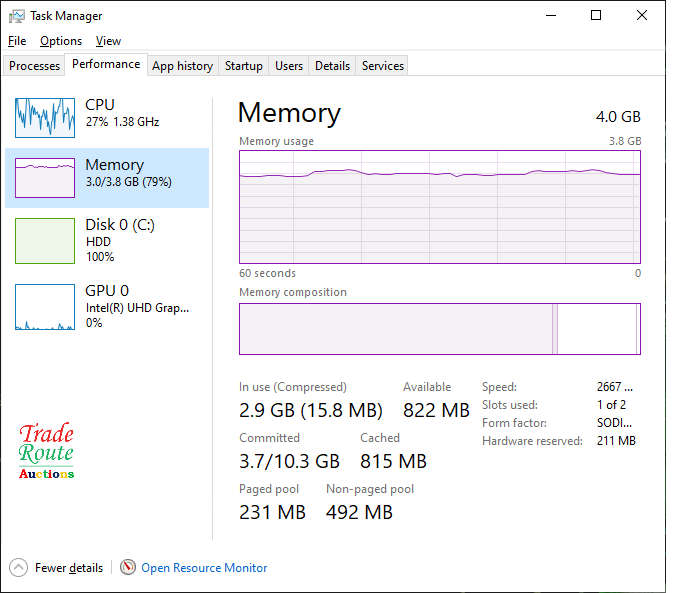 10th Generation | Acer Aspire 3 A315-56 15.6` Laptop | Core i3 1005G1 | 4GB RAM | 1TB HDD