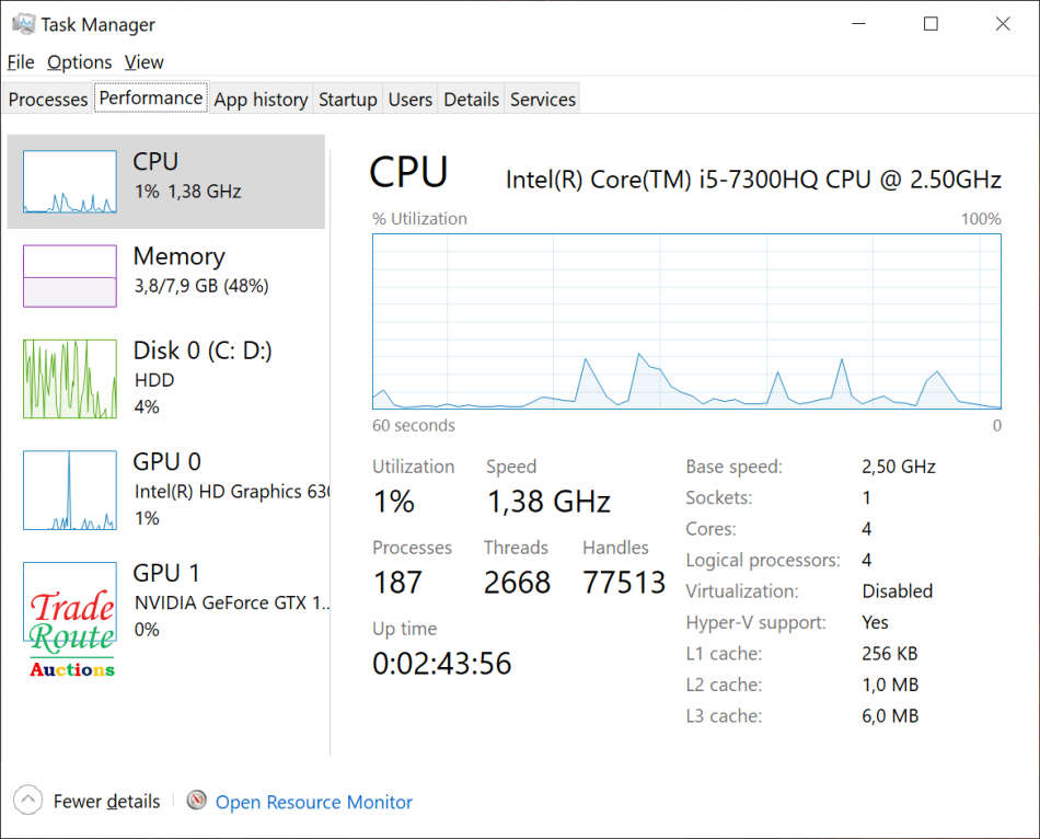 Lenovo Legion Y520 80WK 15.6` Gaming Laptop | Core i5 7300HQ 7th Gen 2.5Ghz | 8GB RAM | 2TB HDD