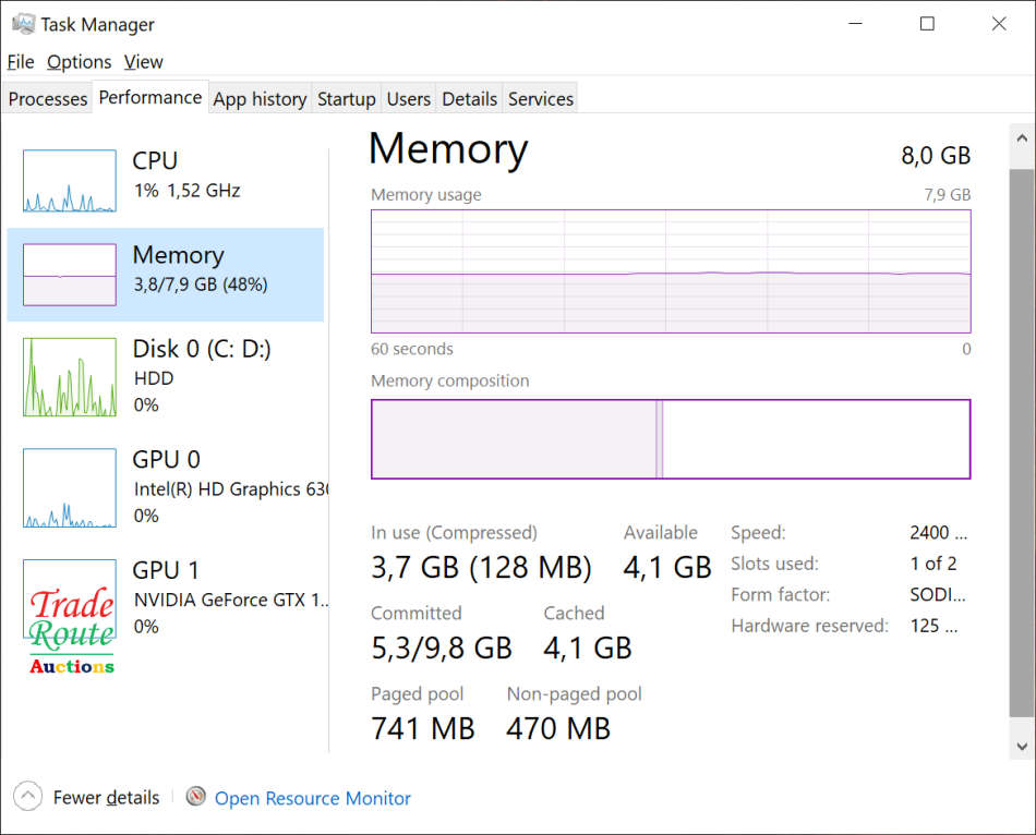 Lenovo Legion Y520 80WK 15.6` Gaming Laptop | Core i5 7300HQ 7th Gen 2.5Ghz | 8GB RAM | 2TB HDD