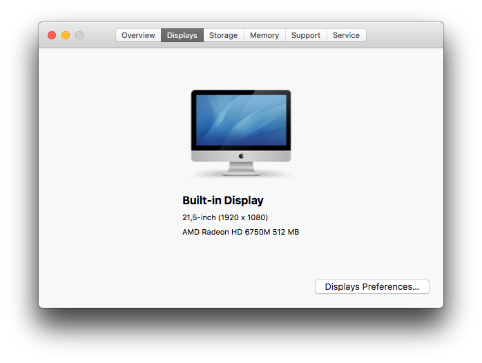 Apple iMAC | 21.5 INCH * ALL IN ONE DESKTOP COMPUTER * AMD Radeon HD