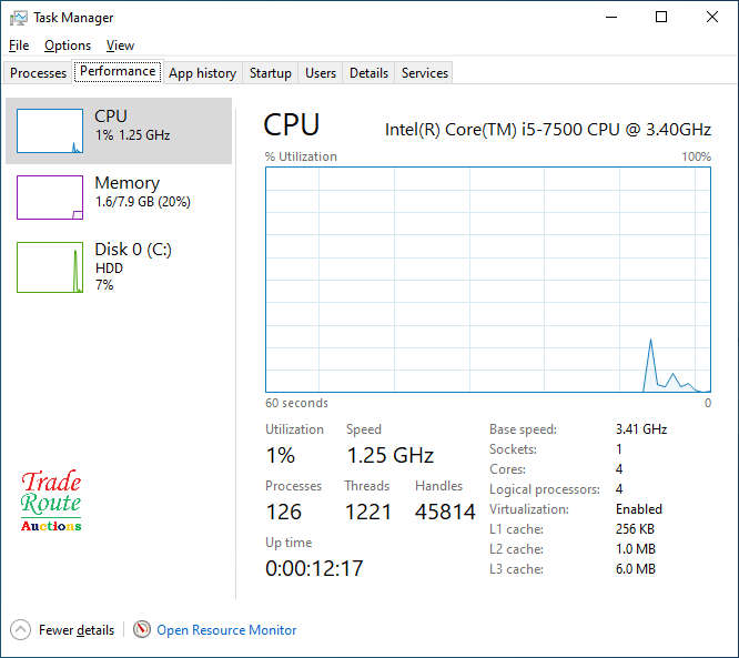HP Business Desktop ProDesk 800 G3 SFF Computer | Core i5 7500 7th gen 3.4Ghz | 8GB RAM | 500GB HDD