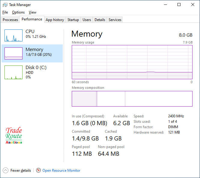 HP Business Desktop ProDesk 800 G3 SFF Computer | Core i5 7500 7th gen 3.4Ghz | 8GB RAM | 500GB HDD