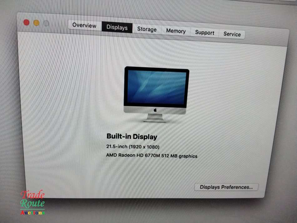 Apple Imac | 21.5 Inch | Core i5 2.5GHz 12GB RAM 1TB HDD * Amd Radeon Hd Graphics
