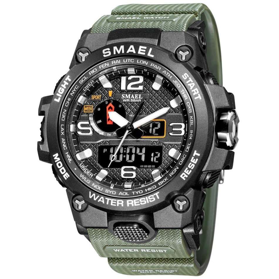 SMAEL 1545 Military Watch Green